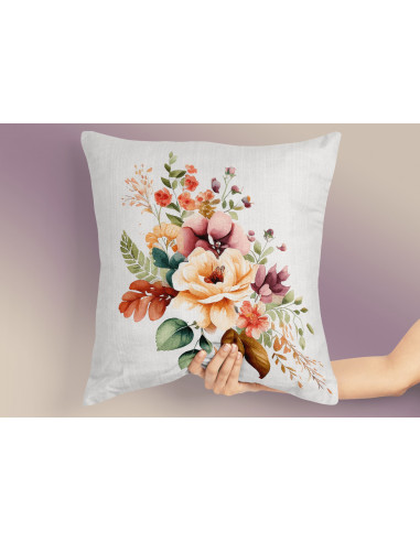 Almohadones Flores Acuarela Almohadones Flores Acuarela