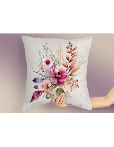 Almohadones Flores Acuarela Almohadones Flores Acuarela