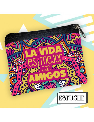ESTUCHE - MONEDERO / DÍA DEL AMIGO