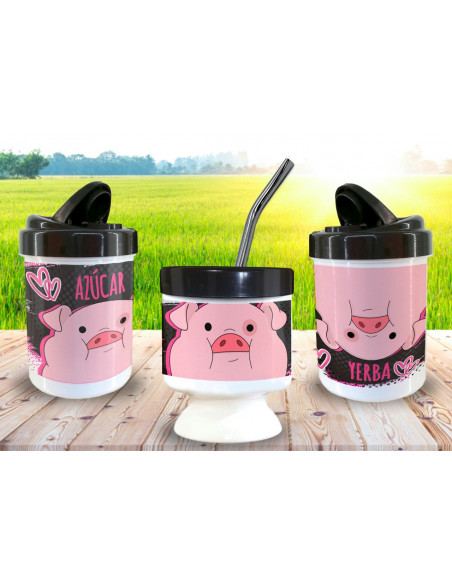 PACK JUEGO DE MATE -  STITCH // CHANCHITO