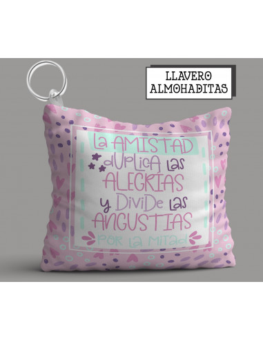 LLAVERO ALMOHADITA DÍA DEL AMIGO