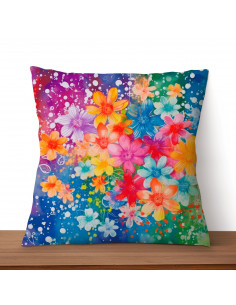 Almohadones Floreado Colorido 2