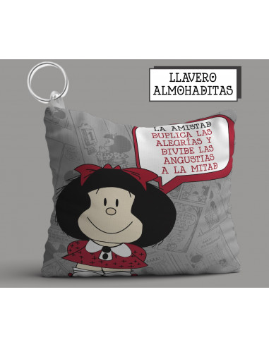LLAVERO ALMOHADITA DÍA DEL AMIGO