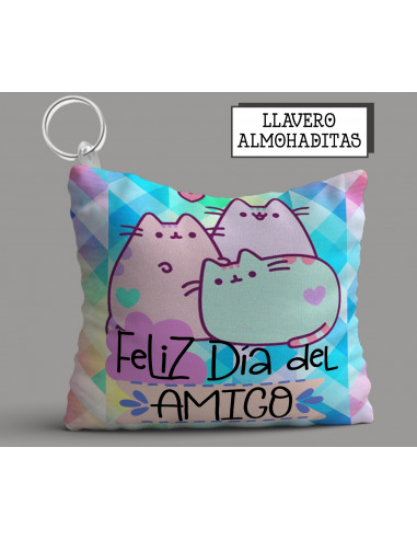 LLAVERO ALMOHADITA DÍA DEL AMIGO