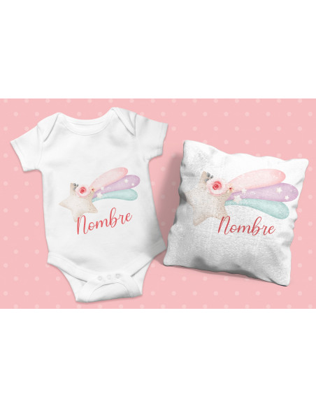 Body Almohadón Nubes Estrella + Clipart