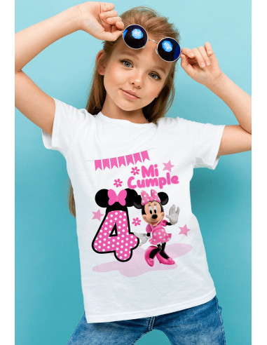 Remeras Minnie Cumpleaños Remeras Minnie Cumpleaños