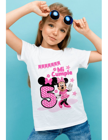 Remeras Minnie Cumpleaños Remeras Minnie Cumpleaños