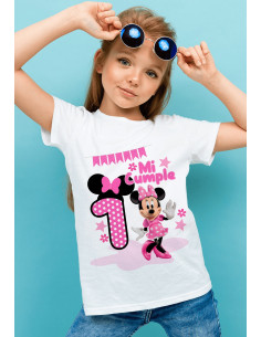 Remeras Minnie Cumpleaños