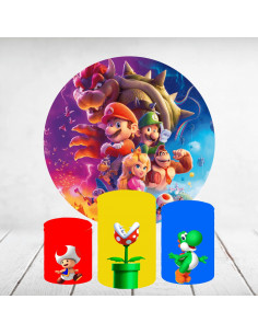 Decoración mesa Mario Bros