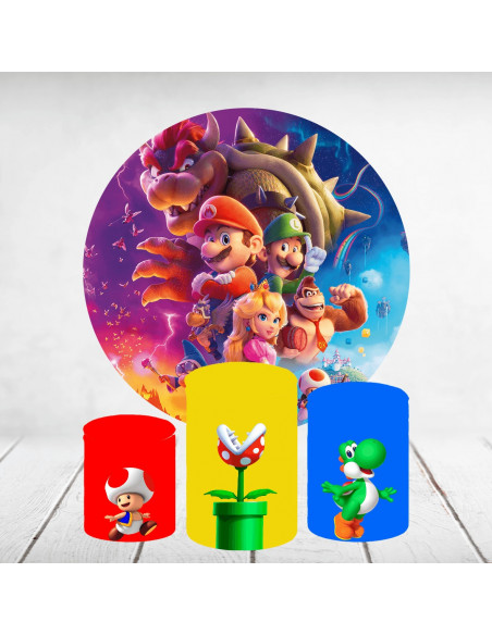 Decoración mesa Mario Bros