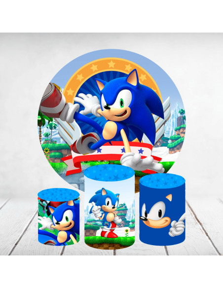 Decoración mesa Sonic