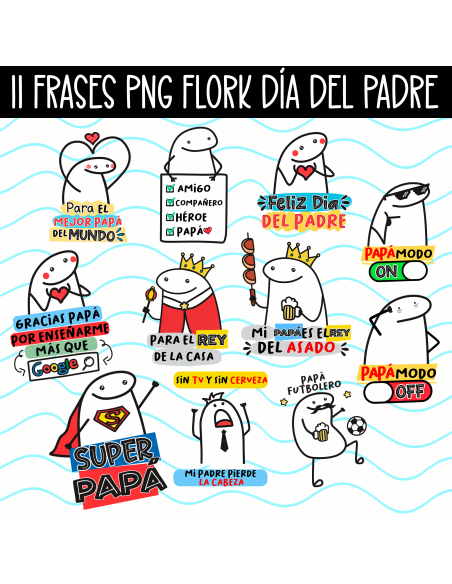 Frases día del padre flork