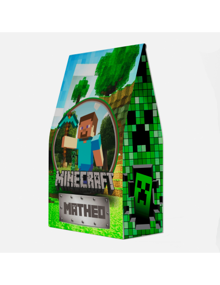 Bolsitas Imprimible - Minecraft