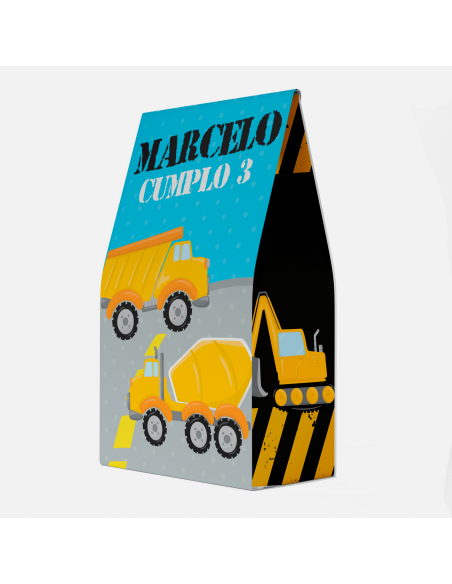 Bolsitas Imprimible - Construcción