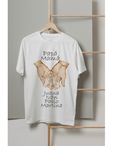Remeras Manos Familia