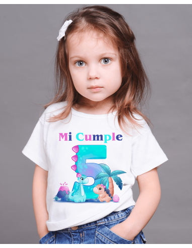 Remeras Dino Nena Cumpleaños Remeras Dino Nena Cumpleaños