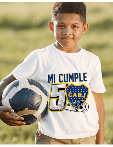 Remeras Futbol Boca Cumpleaños
