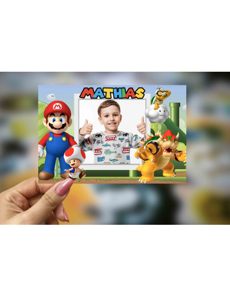 Plantillas para fotos recuerdo - Mario Bros