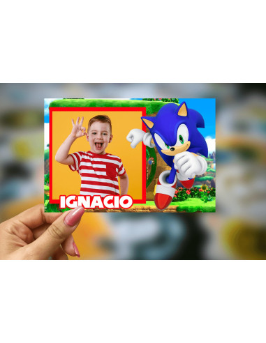 Plantillas para fotos recuerdo - Sonic