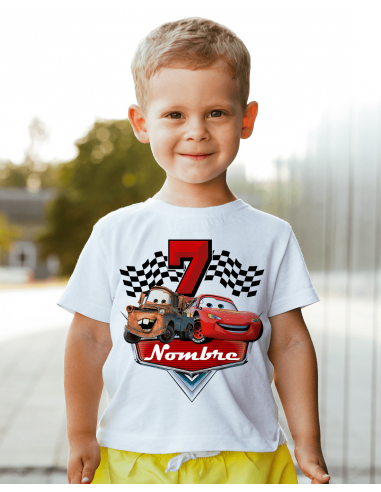 Remeras Cars Cumpleaños