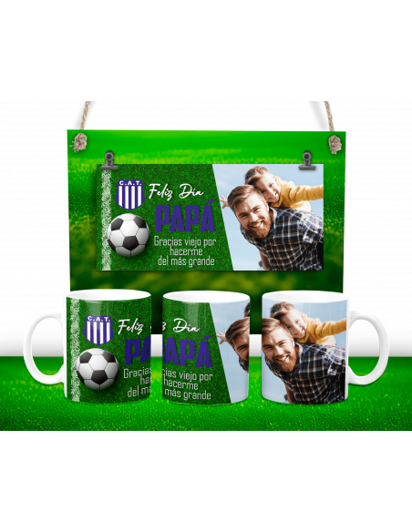 Tazas día del padre foto futbol - 29 modelos