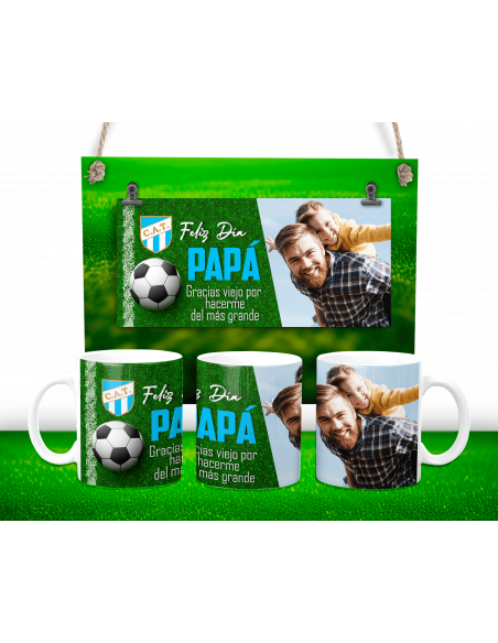 Tazas día del padre foto futbol - 29 modelos