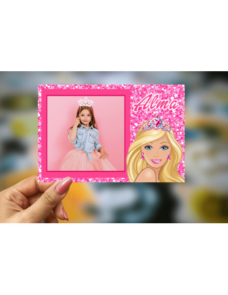 Plantillas para fotos recuerdo - Barbie