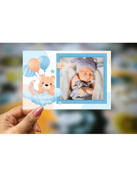 Plantillas para fotos recuerdo - Bautismo 1