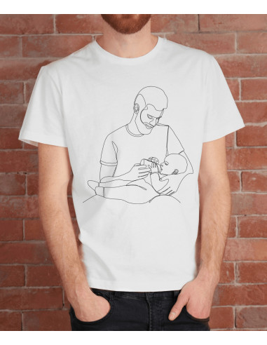 Taza Remera día del padre primerizo