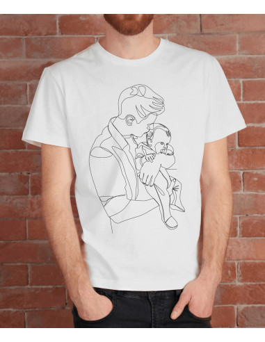 Taza Remera día del padre primerizo