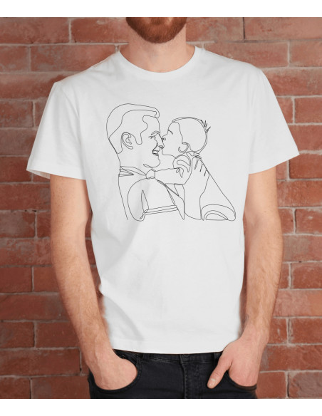 Taza Remera día del padre primerizo