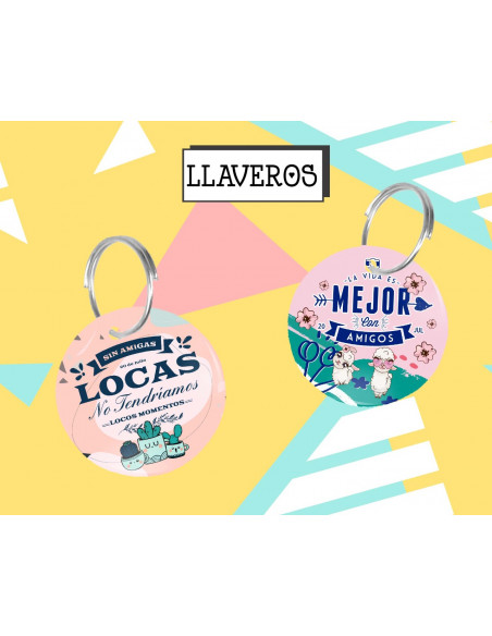 PACK LLAVEROS DIA DEL AMIGO