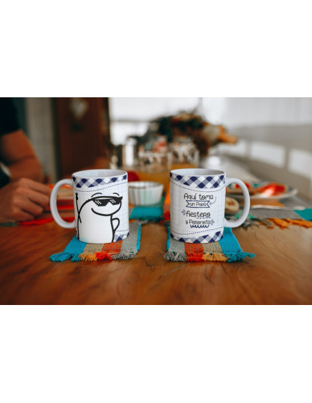 Tazas día del padre flork aquí toma