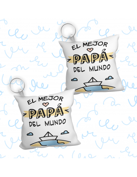 Llavero almohadita día del padre
