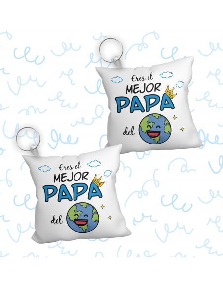 Llavero almohadita día del padre