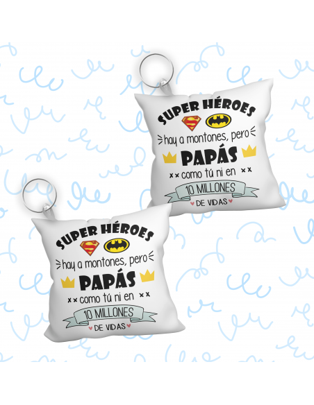 Llavero almohadita día del padre