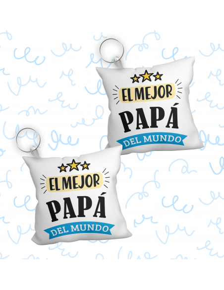 Llavero almohadita día del padre