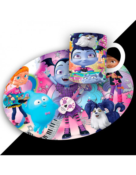 PACK DE 25 PLANTILLAS DE INDIVIDUAL REDONDO + TAZA