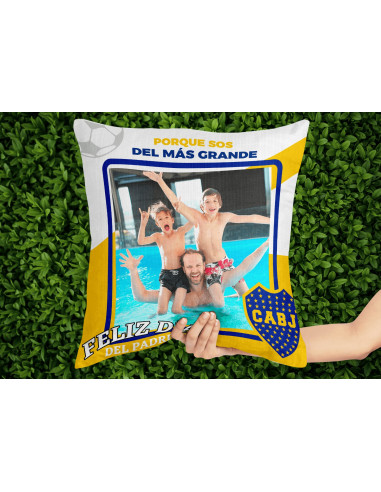 ALMOHADONES FOTO DIA DEL PADRE FUTBOL