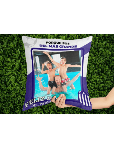 ALMOHADONES FOTO DIA DEL PADRE FUTBOL