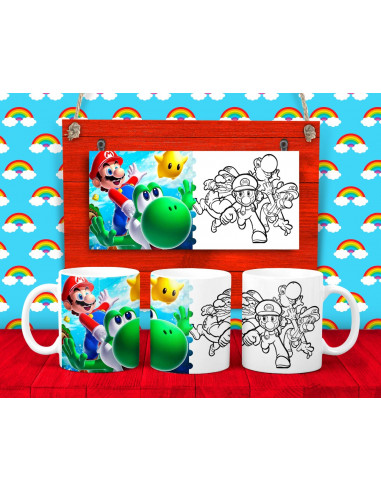 25 DISEÑOS DE TAZAS PARA COLOREAR