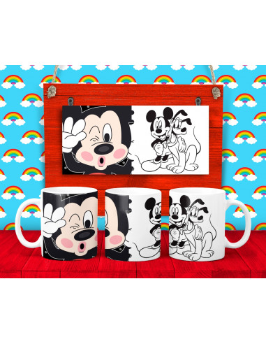 25 DISEÑOS DE TAZAS PARA COLOREAR