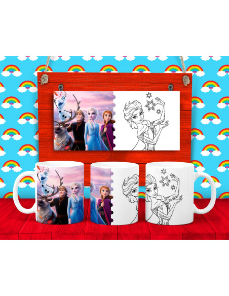 25 DISEÑOS DE TAZAS PARA COLOREAR