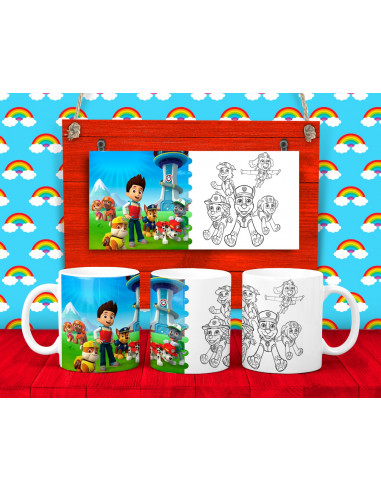 25 DISEÑOS DE TAZAS PARA COLOREAR