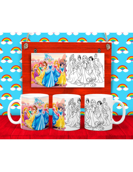 25 DISEÑOS DE TAZAS PARA COLOREAR