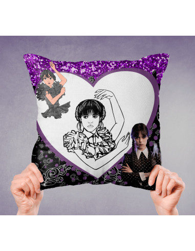 Almohadón + taza merlina colorear/pintar Almohadón + taza merlina colorear/pintar