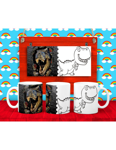 25 DISEÑOS DE TAZAS PARA COLOREAR