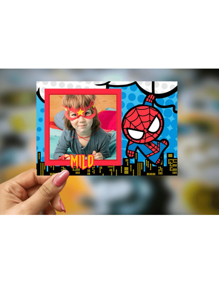 Plantillas para fotos recuerdo - Hombre araña