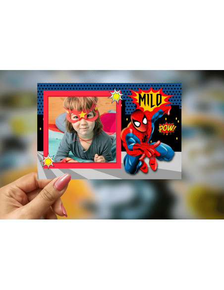 Plantillas para fotos recuerdo - Hombre araña