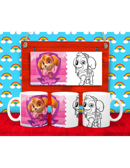 25 DISEÑOS DE TAZAS PARA COLOREAR